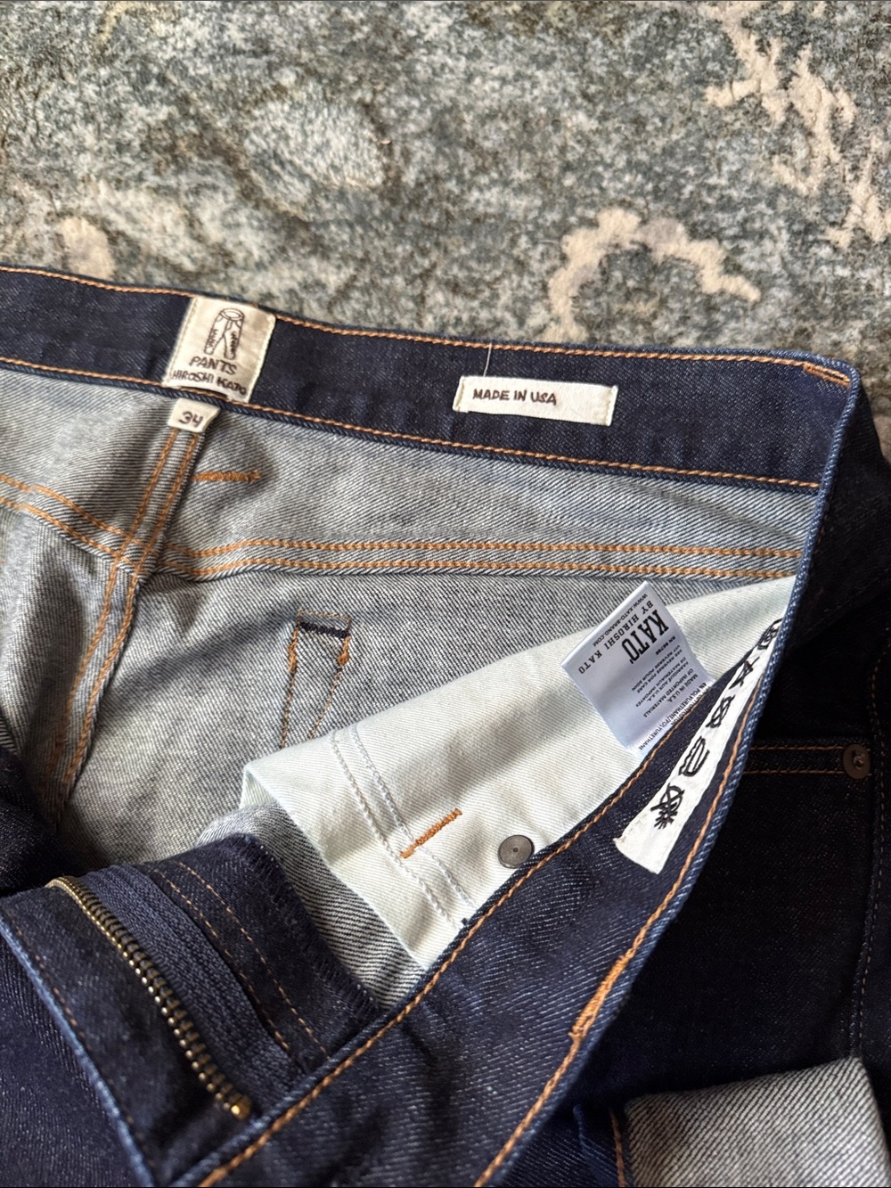 Hiroshi Kato - The Hammer Straight - Raw Indigo Jeans - Dark Blue - Picture 2 of 11